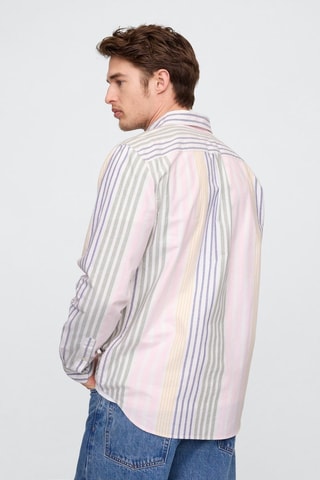 Camicia - Rosa e blu scuro