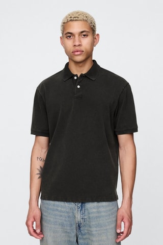 Polo relaxed - Nero