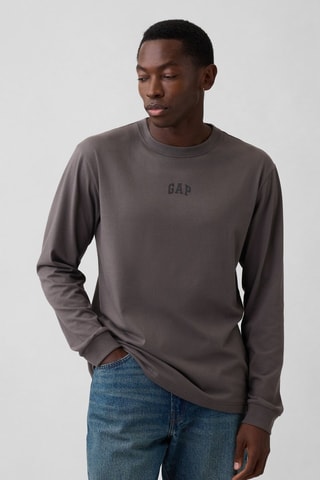 T-shirt straight - Gris foncé
