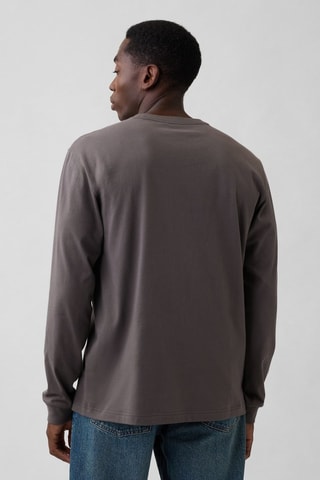 T-shirt straight - Gris foncé