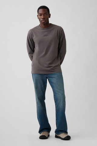 T-shirt straight - Gris foncé