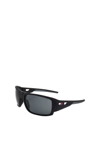 Lunettes de soleil polarisées homme - Catégorie 3 - Tommy Hilfiger - Noir et gris