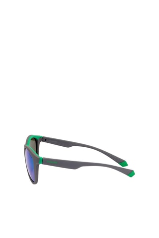 Lunettes de soleil polarisées homme Verres effet miroir - Catégorie 3 - Polaroid - Gris