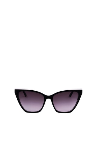 Lunettes de soleil femme - Catégorie 2 - Karl Lagerfeld - Blanc et noir