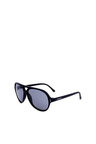 Zonnebril Heren - Zwart Categorie 2 - Calvin Klein Collection. - Wit en zwart