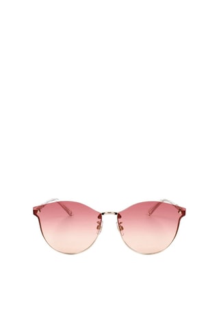 Zonnebril Dames - Bruin Categorie 1 - Swarovski - Rood en goudkleurig
