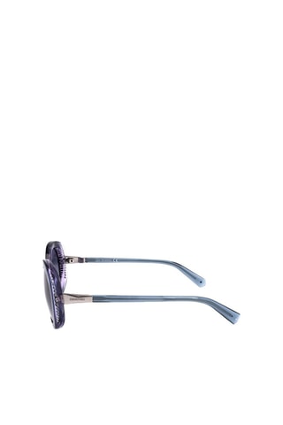 Zonnebril met Swarovski Kristallen Dames - Categorie 2 - Swarovski - Blauw en zilverkleurig