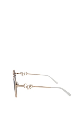 Zonnebril Dames - Categorie 3 - Guess - Wit, bruin en goudkleurig