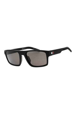 Lunettes de soleil polarisées homme - Catégorie 3 - Tommy Hilfiger - Gris et noir