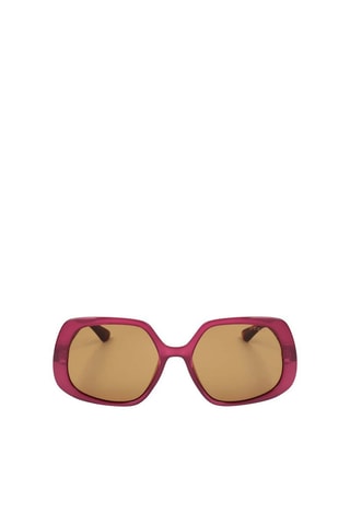 Lunettes de soleil femme - Catégorie 2 - Guess - Marron et rose