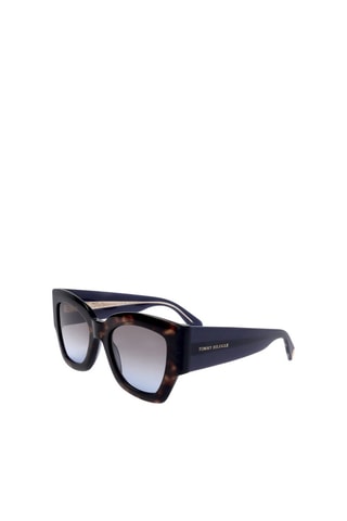 Lunettes de soleil femme - Catégorie 2 - Tommy Hilfiger - Marron et gris