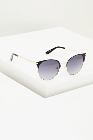 Lunettes de soleil femme Catégorie 3 - Noir et doré - Doré, gris et noir