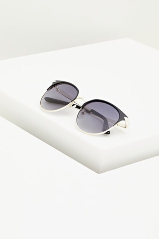 Lunettes de soleil femme Catégorie 3 - Noir et doré - Doré, gris et noir