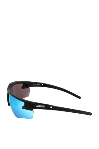 Lunettes de soleil homme - Verres effet miroir - Catégorie 3 - Noir