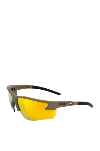 Lunettes de soleil homme - Verres effet miroir - Catégorie 3 - Marron