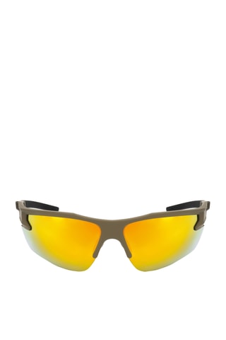 Lunettes de soleil homme - Verres effet miroir - Catégorie 3 - Marron