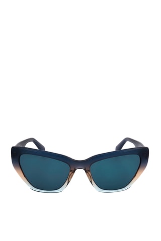 Zonnebril Dames - Spiegelende Glazen - Categorie 3 - Blauw en bruin