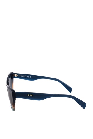 Zonnebril Dames - Spiegelende Glazen - Categorie 3 - Blauw en bruin