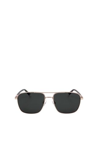 Lunettes de soleil polarisées homme - Catégorie 3 - Polaroid - Vert et doré