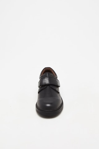 Stringate in pelle - Nero