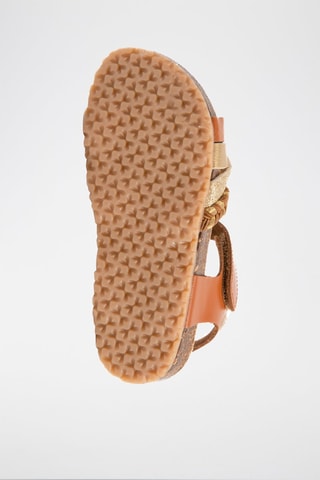 Sandali in pelle Rosso - Marrone