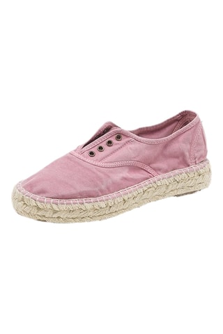 Sneakers in cotone bio Rosso - Rosa