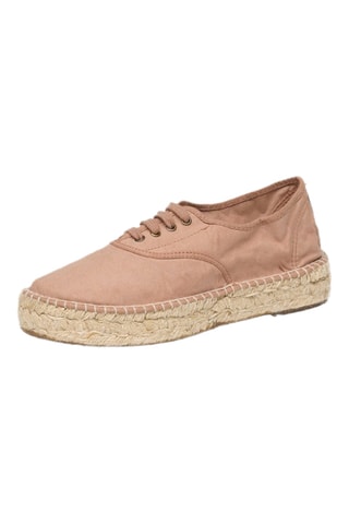 Sneakers in cotone bio Rosso - Rosa chiaro