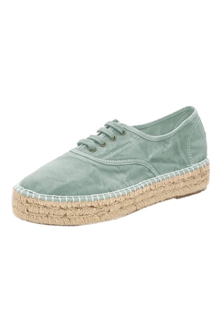 Sneakers in cotone bio Rosso - Blu