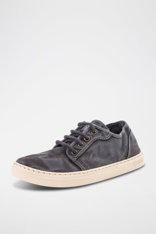 Sneakers in cotone bio - Nero