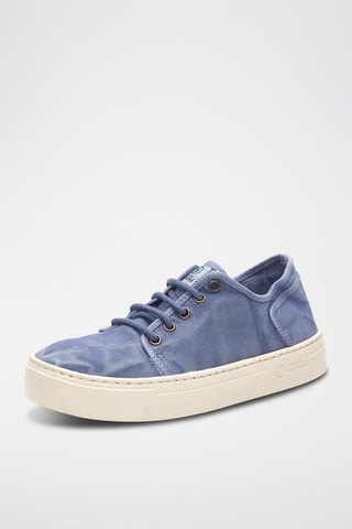 Sneakers in cotone bio - Blu