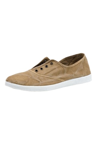 Sneakers in cotone bio - Beige