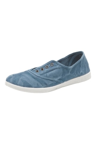 Sneakers in cotone bio - Blu scuro