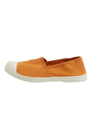 Slip-on in cotone bio - Marrone