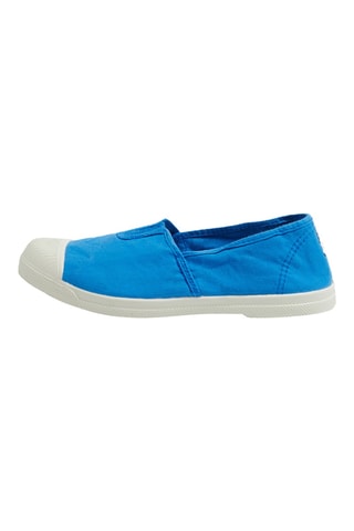 Slip-on in cotone bio - Blu