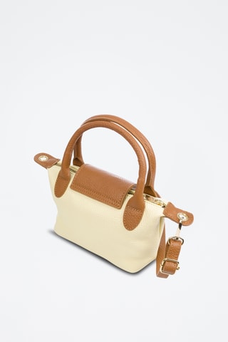 Sac à main en cuir - Jaune clair