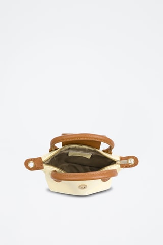 Sac à main en cuir - Jaune clair
