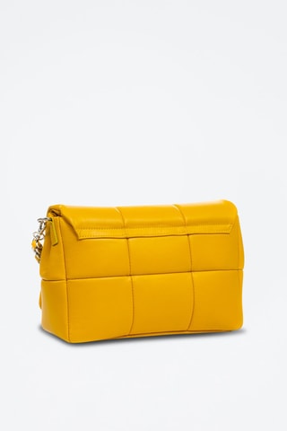 Sac bandoulière en cuir Andrano - Jaune