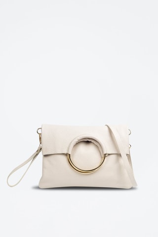 Sac à main et pochette en cuir - Blanc