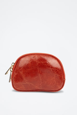 Porte-monnaie en cuir Baratili - Orange