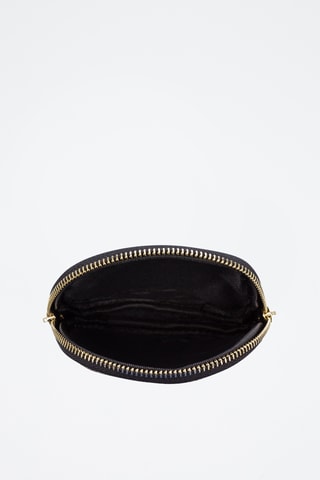 Porte-monnaie en cuir Baratili - Blanc et noir