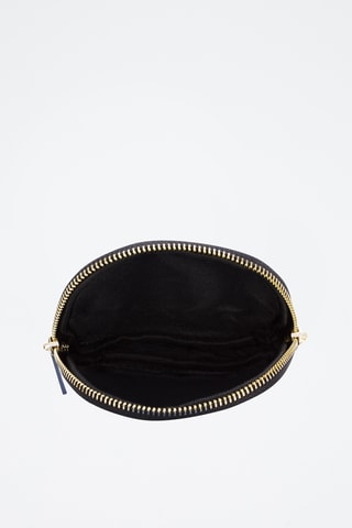 Porte-monnaie en cuir Baratili - Marron et noir