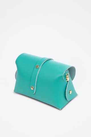 Sac bandoulière en cuir Aurora - Bleu