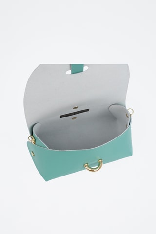 Sac bandoulière en cuir Aurora - Bleu