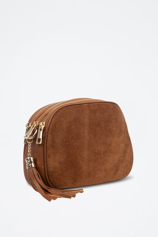 Sac bandoulière en cuir Aliminusa - Marron