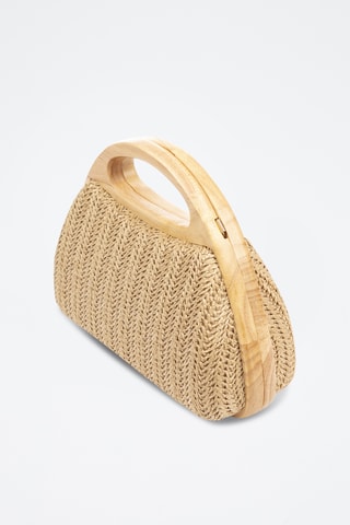 Sac à main en bois Bella - Kaki