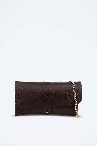 Sac bandoulière en cuir Auronzo - Marron