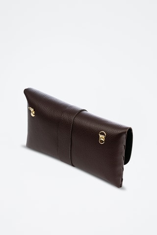 Sac bandoulière en cuir Auronzo - Marron