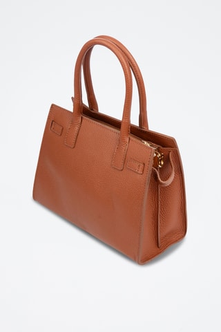 Sac porté épaule en cuir Banari - Marron