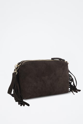 Sac porté épaule en nubuck Benedetti - Marron