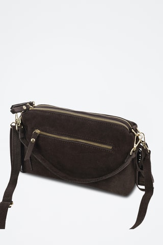Sac porté épaule en nubuck Benedetti - Marron
